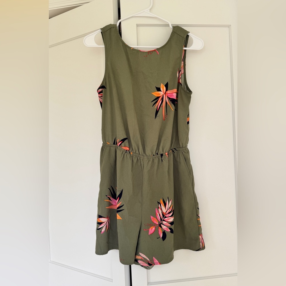 Floral Sleeveless Jumpsuit